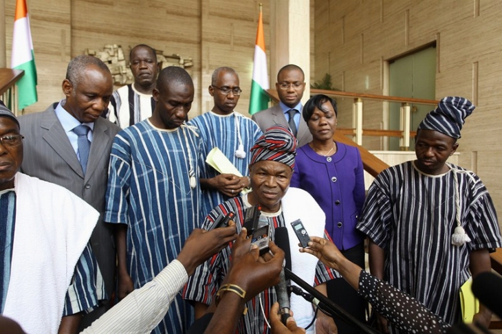 Audiences du chef de l`Etat / Réconciliation nationale : Le roi de Bouna s`engage auprès de Ouattara - Ado sollicite le concours des religieux évangéliques